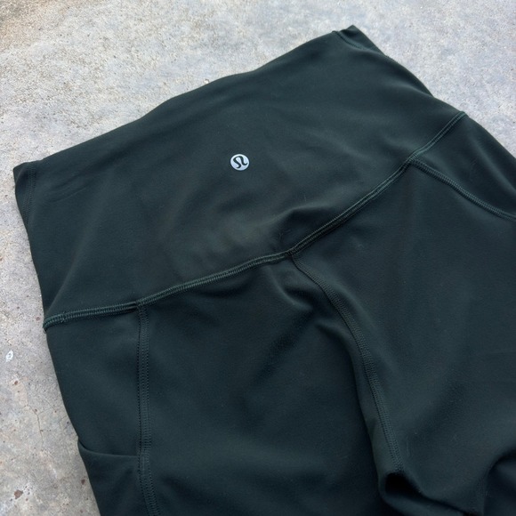 lululemon athletica Pants - Lululemon Ankle Leggings High-Rise Pant with Pockets Forest Green Size 6 f7